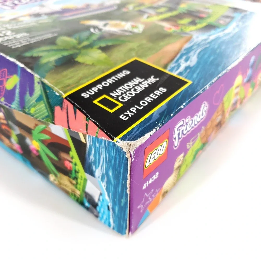 LEGO FRIENDS: Alpaca Mountain Jungle Rescue 41432 DAMAGED CRUSHED BOX New Sealed